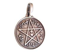 Editions Exclusif Médaille en Argent du Père Julio - Talisman de Protection - Double Face