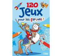 ÉDITIONS LITO-120 Jeux pour les Garçons Bloc d’Activités 5 à 7 ans Éditions Lito