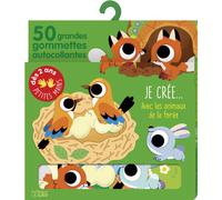 ÉDITIONS LITO-Avec ses gommettes, bébé crée… “les animaux de la forêt” Editions Lito