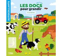 ÉDITIONS LITO-Livre d’autocollants "A la ferme" collection Les docs pour grandir aux Éditions Lito