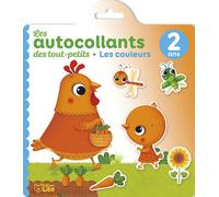 ÉDITIONS LITO-Livre d’autocollants "La ferme" aux Éditions Lito collection Les autocollants des tout petits 2 ans