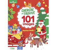 ÉDITIONS LITO-Livre jeu "Joyeux Noël" aux Éditions Lito collection Cherche et trouve 101 images