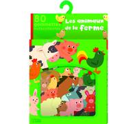 ÉDITIONS LITO-Ma boîte à gommettes Les animaux de la ferme x 80 gommettes autocollantes
