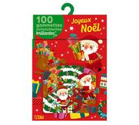 ÉDITIONS LITO-Mes 100 gommettes brillantes joyeux Noël éditions Lito