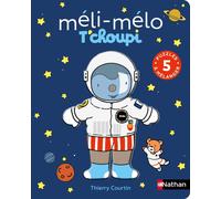 ÉDITIONS NATHAN-Livre puzzle Méli-mélo T'choupi - 5 puzzles de 15 pièces aux Éditions Nathan