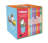 ÉDITIONS NATHAN-Livres T'choupi une histoire par jour - Ma petite bibliothèque Éds Nathan - Dès 2 ans