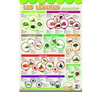 EDITIONS PICCOLIA Poster pédagogique en PVC - 76x52 cm - Les légumes