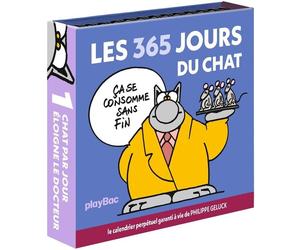 Éditions playBac le chat - calendrier - les 365 jours du chat tome 2