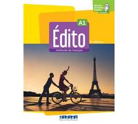 Édito A1 - édition 2022-2024 - Livre + didierfle.app - Caroline Sperandio - Didier - broché - Méthode de langue