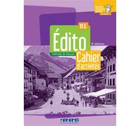Édito B1 - édition 2022-2024 - Cahier + didierfle.app Nouvelle édition 2023 - Elodie Heu - Didier - broché - Méthode de langue