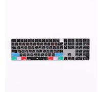 Editors Keys Logic Pro Housse de clavier compatible avec le clavier numérique Apple Magic - Skin de protection en silicone avec raccourcis Logic Pro - Compatible avec les modèles TouchID et non