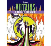 Editors of Thunder Bay Press Disney Villains Color-By-Number (Poche)