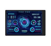 EDIY Mini écran USB IPS AIDA64 de 3,5 pouces pour PC, CPU RAM, disque dur, affichage de la température de l'ordinateur, sous-écran Type-C