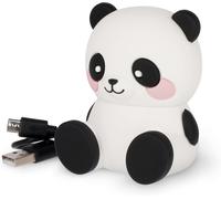 EDKAL--Enceinte Sans Fil Avec Support,Le Son De L'Amour,Thème Panda,Rechargeable,Câble Usb Inclus,Utilisable Comme Support De Téléphone Portable,6X8X5 Cm