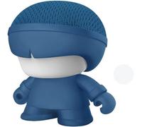 EDKAL-Mini Enceinte Bluetooth Portable Ecoresponsable Et Biodégradable -Mini Xboy-Mini Enceinte Portable Lumineuse Led-Son Puissant 360° Télécommande Selfie Intégrée (Bleu)