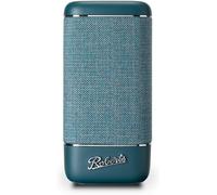 EDKAL-Roberts Enceinte Bluetooth Beacon 325-Portable,Rechargeable,Autonomie 12H,Deux Radiateurs De Basses Passifs,Design Vintage,Bluetooth,Streaming,Entrée Aux,Garantie 2 Ans Bleu Sarcelle