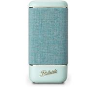 EDKAL-Roberts Enceinte Bluetooth Beacon 335-Portable,Rechargeable,Autonomie 15H,Deux Radiateurs De Basses Passifs,Amplificateur De Basses,Égaliseur,Appairage Stéréo Bleu Ciel