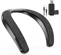 EDKAL-Smaloyd Haut-Parleur Bluetooth Portable Sans Fil Avec Microphone Pour La Maison,Le Théâtre Et Les Sports De Plein Air (Noir+Récepteur)