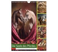 Edle Pferde (Wandkalender 2027 DIN A4 hoch), CALVENDO Monatskalender: Pferde, wie man sie fühlt: still, stark und voller Ausdruck. Dieser Kalender ... Stall bis zur sommerlichen Weite.