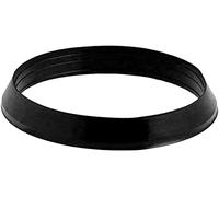 EDM 01608 Joint conique pour siphon, 5 unités Noir, 1" 1/2" x 40 mm