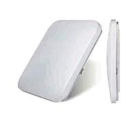 EDM 32524 Applique Surface LED Extra Plate 18 W 1 260 lumens 6 400 K carré 33 x 33 x 7,1 cm, Aluminium, Multicolore, Normal