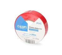 Edm 47016 Ruban isolant Rouge 19 mm x 20 m