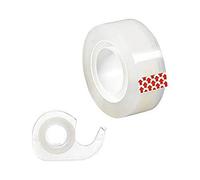 EDM 47101 Lot de 5 rouleaux de ruban adhésif + 1 distributeur Transparent 15 mm x 10 m