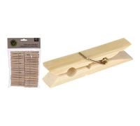 EDM 76501 Lot de 60 Pinces à Linge en Bambou