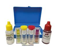 EDM Kit testeur piscine 81020 – pH, chlore, brome – pH et O2 numérique – Différentes couleurs