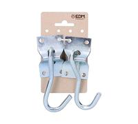 EDM Plaques de suspension 85243 - Lot de 2 en carton forme hamas 70 x 45 mm multicolore