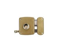 EDM 85261 Serrure droite 3 clés incluses 80 mm Doré