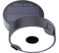EDM Applique murale de mur 31820 Polycarbonate ABS 4 W 500 LM Poteau solaire de jardin (3000 K) (4000 K) (6500 K)