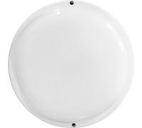 EDM Applique murale de Mur 32447 White Plastic F 18 W 120 W 1820 LM Sensor de Motion Sensor de light Round (6400 K)