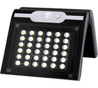 Edm Applique solaire 6500k 2w 220 Lumens Argent Argent One Size