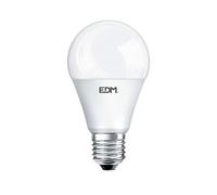 EDM BOMBILLA CREPUSCULAR STANDARD LED E27 10W 932lm 3200K LUZ CALIDA Ø6x11cm