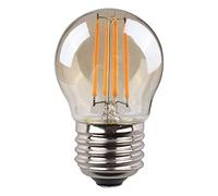 EDM Ampoule LED E27 ronde 4,5 W équivalent 30 W blanc chaud 2000 K
