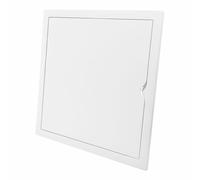 EDM Couvercle de registre 87743 Blanc encastrable carré 32,5 x 32,5 cm