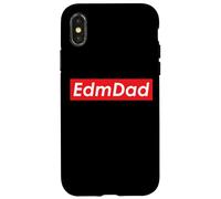 EDM Dad for Electronic Music Dance Party Raver EDM Rave Dads Coque pour iPhone X/XS