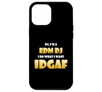 EDM DJ IDGAF Funny Dance Music Festival Costume EDM Rave DJs Coque pour iPhone 12 Pro Max