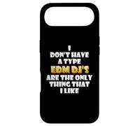 EDM DJs are The Only Thing I Like Funny Festival Rave Artist Coque pour iPhone Air