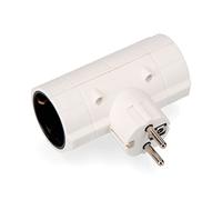 EDM Multiprise double E40061 2400 W 16 A 250 V Thermoplastique Multicolore