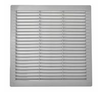 EDM Grille d'aération 87709 Gris 30 x 30 x 0,7 cm Moustiquaire