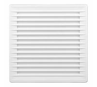 EDM Grille d'aération 87724 Blanc 17 x 17 x 1,15 cm avec moustiquaire