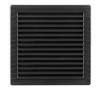 EDM Grille d'aération 87726 Anthracite 17 x 17 x 1,15 cm Moustiquaire