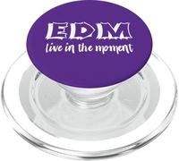 EDM Live in The Moment Musique de Danse électronique Raver Gear EDM PopSockets PopGrip pour MagSafe
