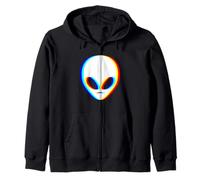 EDM Music Festival Extraterrestre Trippy Vaporwave Techno Rave Sweat à Capuche