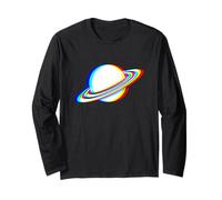 EDM Music Trippy Saturn Planet Vaporwave Techno Rave Party Manche Longue