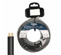 EDM Product Câble parallèle Plat EDM 28713 Noir 15 m 2 x 0,75 mm - Marque EAN : 8425998287134