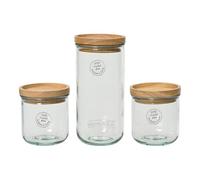 EDM Product Lot de 3 pots EDM 869702 Transparent - Marque EAN : 8720725767997