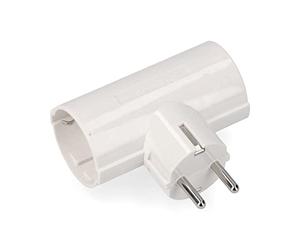 EDM R40032 Fiche double avec bakélite T/Tl 16 A, multicolore, 250 V